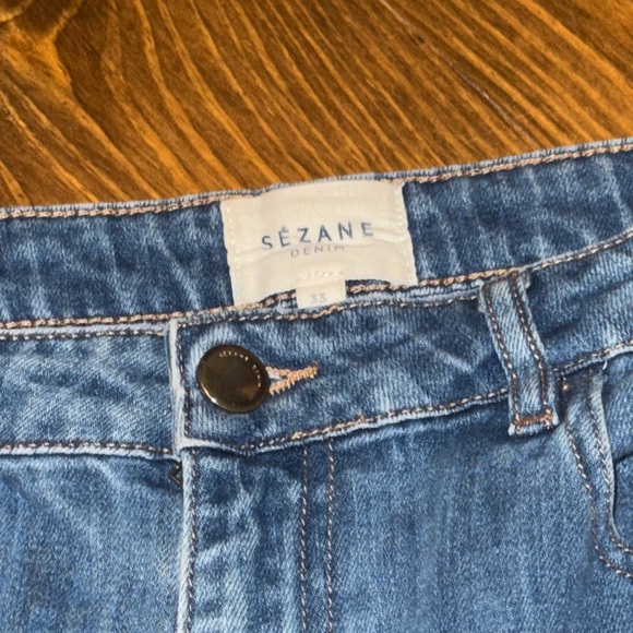 Sezane Classic Blue Straight Jeans 33 - Picture 2 of 8